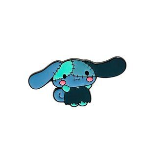 Patched Cinnamoroll Sanrio Hello Kitty Fan Made Enamel Pin Lapel Pin